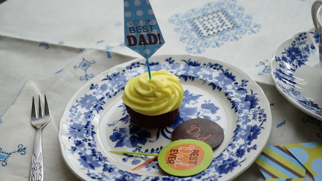 Cupcakes de chocolate y limón (y Feliz día del Padre)