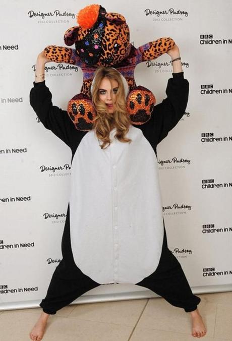 Cara Delevingne, the Queen of onesies