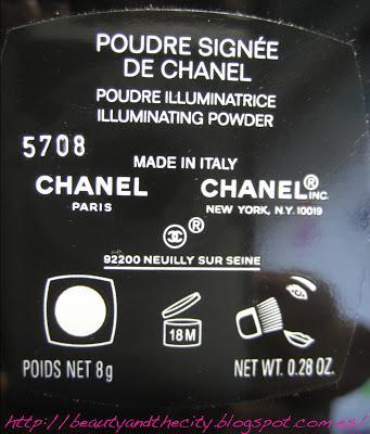 Poudre Signée de CHANEL -  Colección Printemps Précieux Primavera 2013