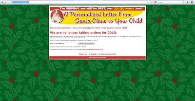 web de Santa Claus