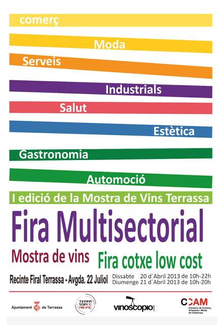 1ª Mostra de Vins Terrassa ( 20 y 21 de abril)