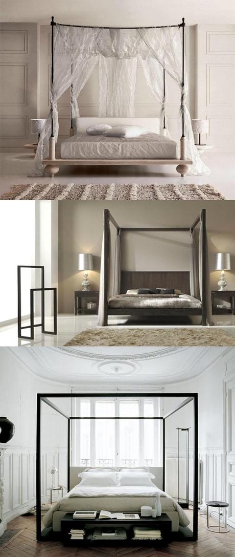 UN DOSEL PARA SUEÑOS REALES lit-baldaquin-blanc