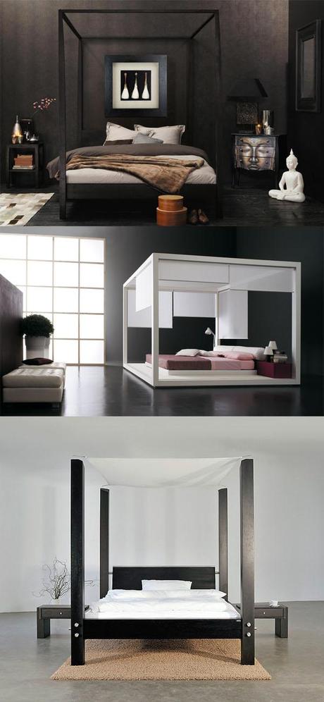 UN DOSEL PARA SUEÑOS REALES lit-baldaquin-noir