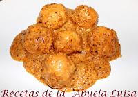 ALBONDIGAS DE BACALAO CON SALSA DE ALMENDRAS