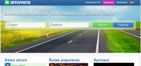 Amovens - Ahorra dinero en tus viajes y conoce gente