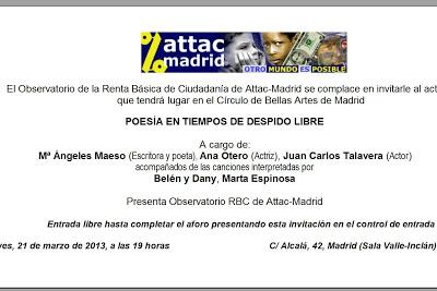 Poesía en tiempos de despido libre