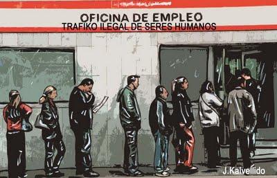 Trabajadores de usar y tirar