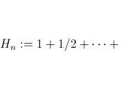 ¿Puede algún número armónico natural?