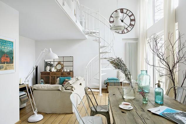 Una vivienda en la que conviven (amigablemente) lo viejo y lo nuevo