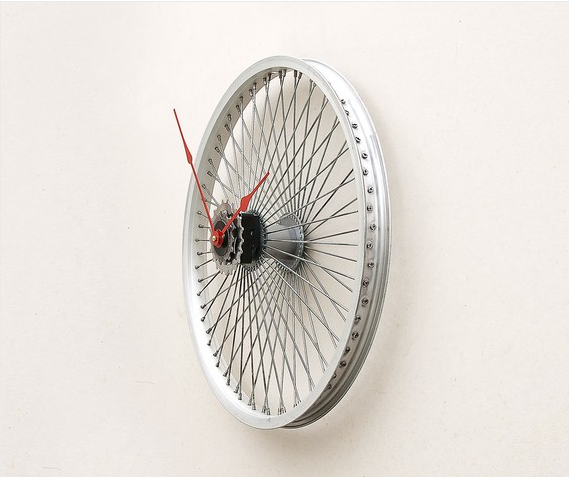 La bici convertida en reloj