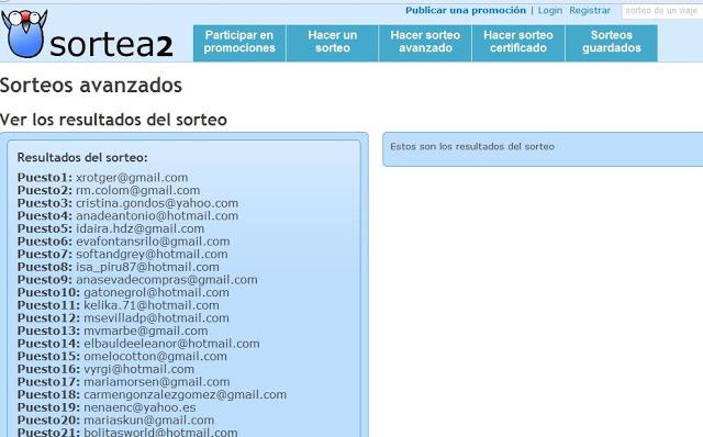 Resultado Sorteo Las Mil y Una Cuentas
