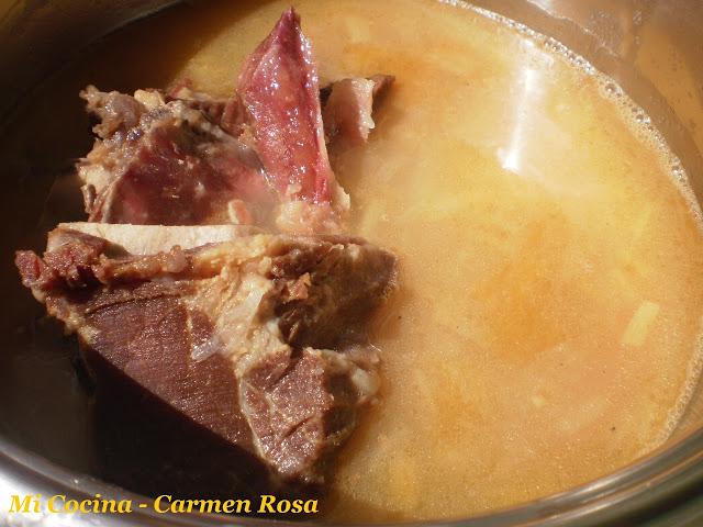 SOPA DE JAMON IBERICO (CALDO BASE)
