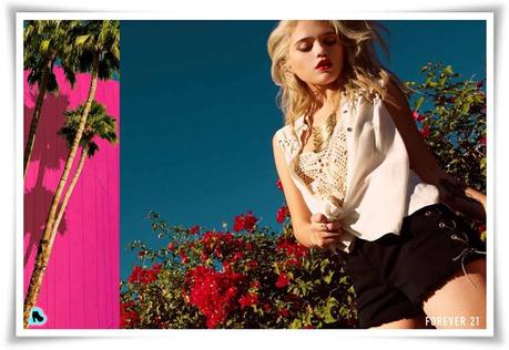 SKY FERREIRA PARA FOREVER21 Sky Ferreira para Forever21