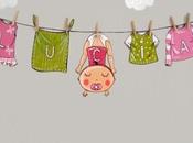 TIENDA KdeKids: Cuadro infantil personalizado Tendedero para bebés.