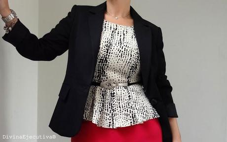 Mis looks:  Blusa peplum & Bipolar