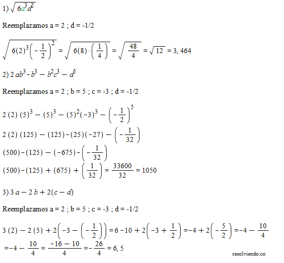 Expresiones Algebraicas: Actividad 1