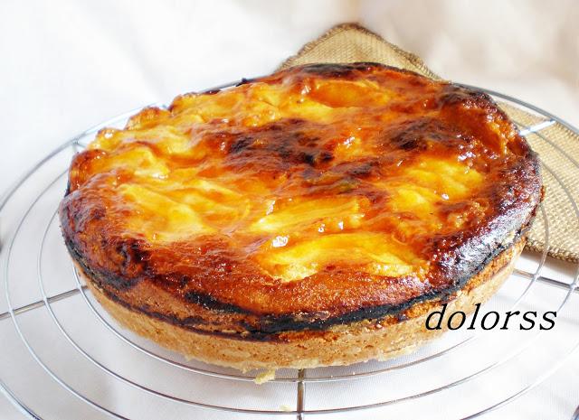 Bizcocho de manzana con toque de albaricoque