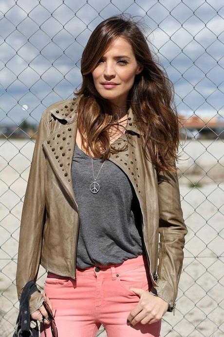 perfecto jacket and necklaces perfecto jacket and necklaces