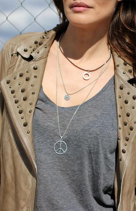 perfecto jacket and necklaces perfecto jacket and necklaces