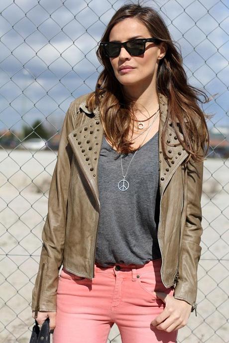 perfecto jacket and necklaces perfecto jacket and necklaces