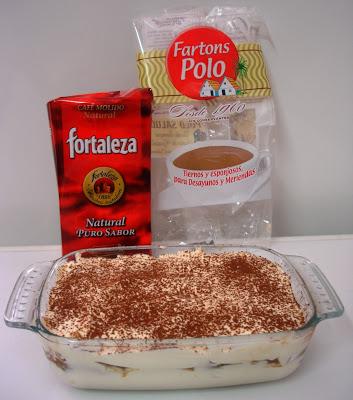 Tiramisú con Fartons y Café Fortaleza