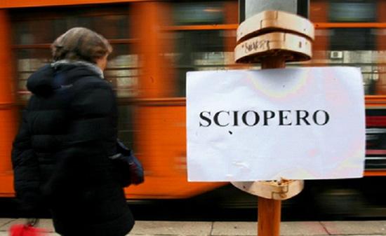 sciopero, huelga de transporte