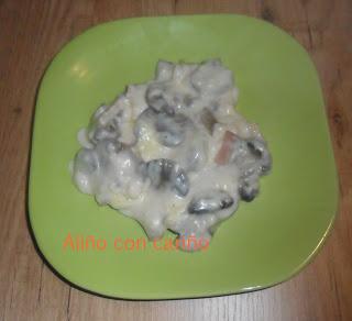 CHAMPIÑONES GRATINADOS