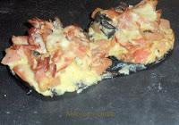 CHAMPIÑONES PORTOBELLO RELLENOS DE LOMO Y JAMÓN