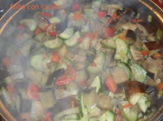GARBANZOS CON VERDURAS Y VENTRESCA