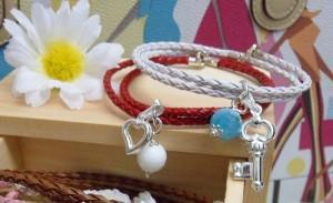 Pulseras de cuero de colores para Primavera - Joyería online www.elrincondemisalhajas.com