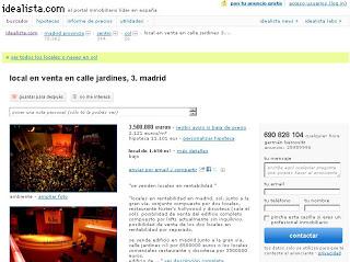 A la venta el edificio de la madrileña Sala El Sol (pero respetando los contratos de alquiler)