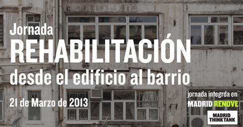 Jornada COAM: Rehabilitación desde el edificio al barrio