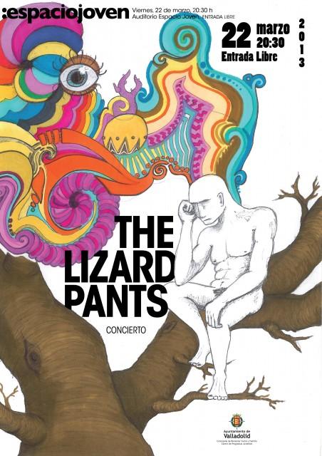 Cartel del concierto de The Lizard Pants