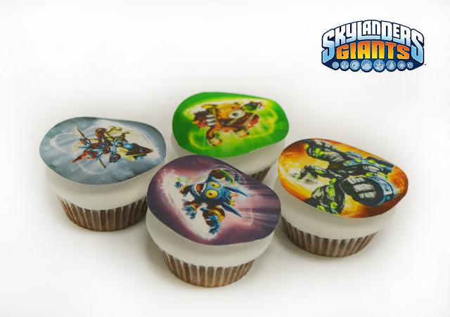 Una merienda de Cupcakes de Skylanders