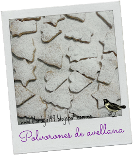 Receta: polvorones de avellana