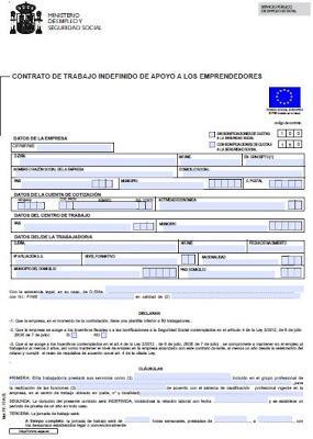 contrato, indefinido, emprendedores