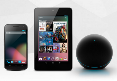 Google presentó la línea Nexus: Tablet, Smartphone y Player