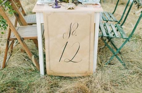 ¡Decora tu mesa con papel... kraft!