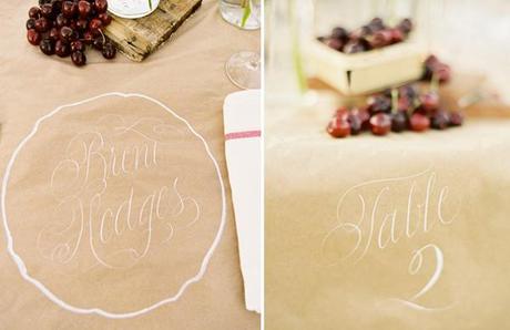 ¡Decora tu mesa con papel... kraft!