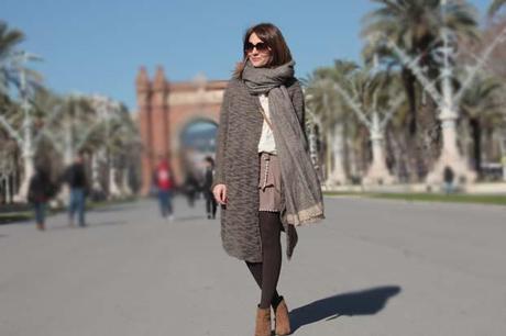 Un look muy cafe con leche…