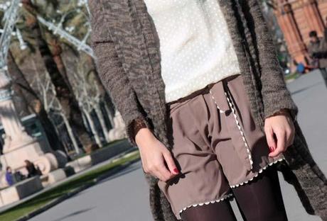Un look muy cafe con leche…