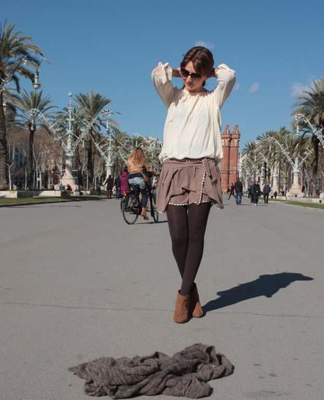 Un look muy cafe con leche…