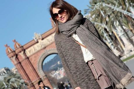 Un look muy cafe con leche…