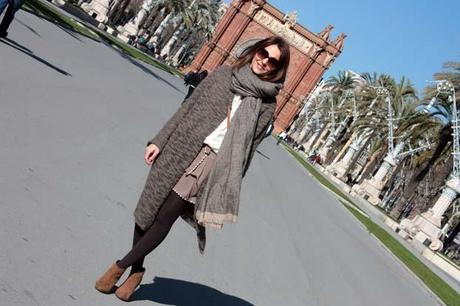 Un look muy cafe con leche…