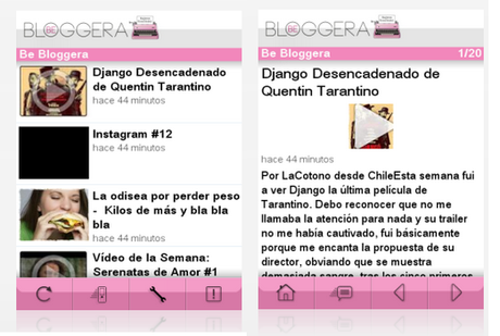 Nueva App Be Bloggera para tu BlackBerry