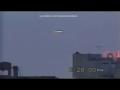 UFO descending in MEXICO, clearly engraved with flashing lights.