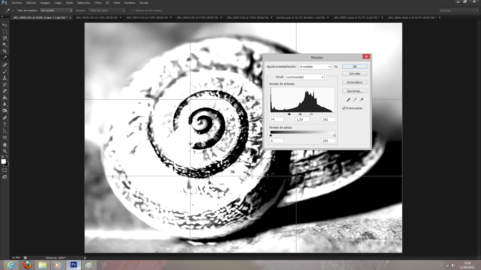 Enfocando digitalmente con Phoshop: Máscara de enfoque.