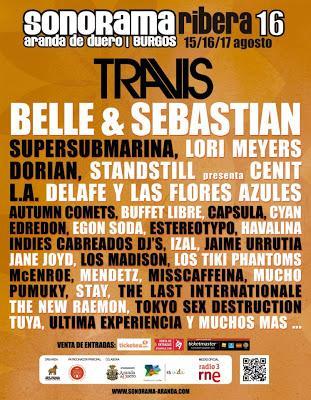 TRAVIS, DORIAN, IZAL, TUYA......Nuevas Incorporaciones del Sonorama Ribera 2013