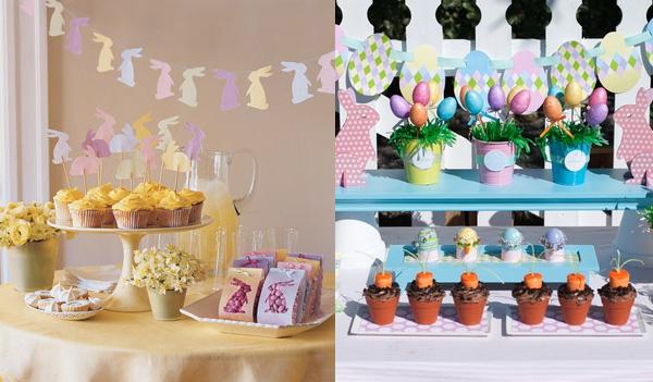 ideas decoración para una fiesta Pascua