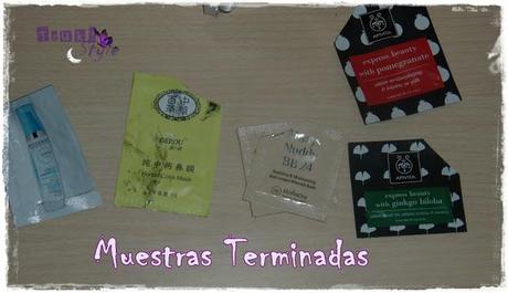 #Mascarilleando# Mascarillas y muestras terminadas!